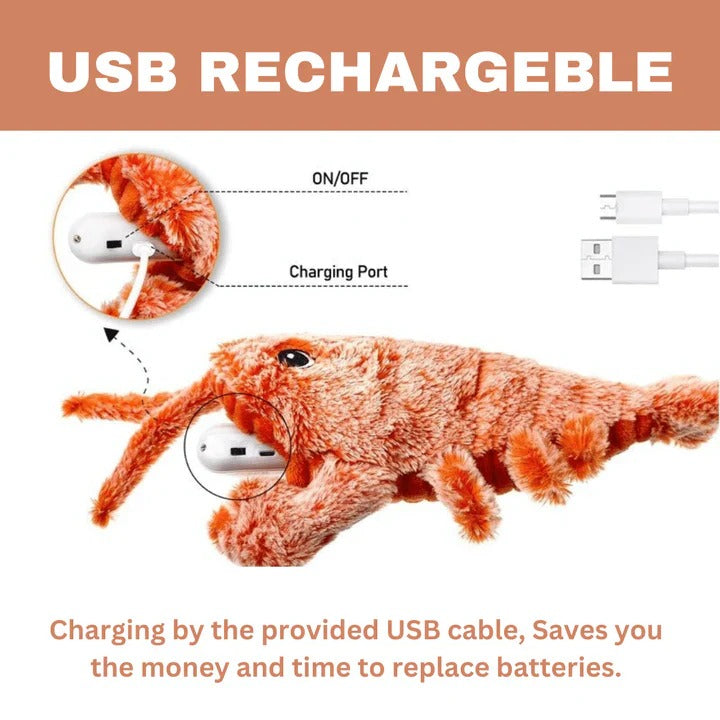 Floppy Lobster Dog Toy, Interactive Pet Toy