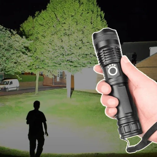 LED Torch Flashlight with XHP50 LED Chip