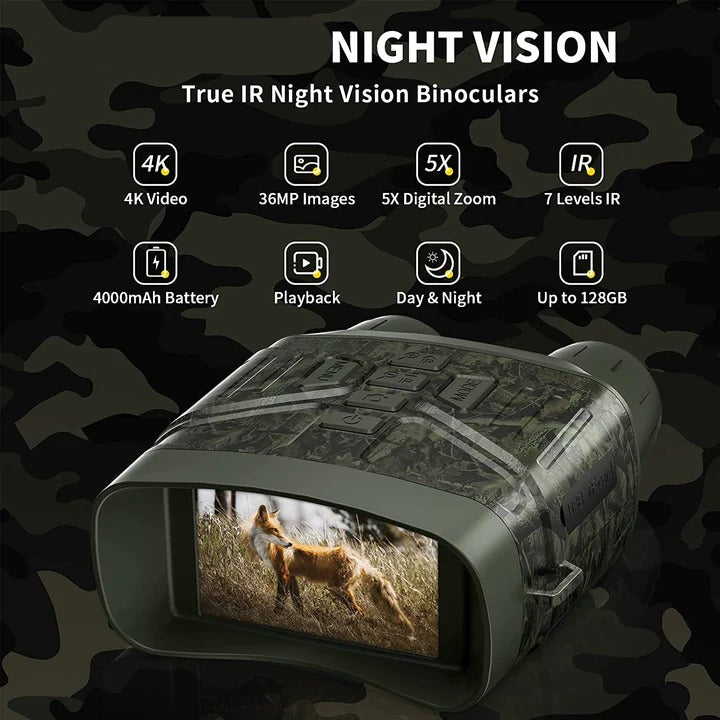Digital Night Viewing Binoculars with Zoom