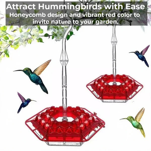 Outdoor Hummingbird Feeder with Ant Moat Feature