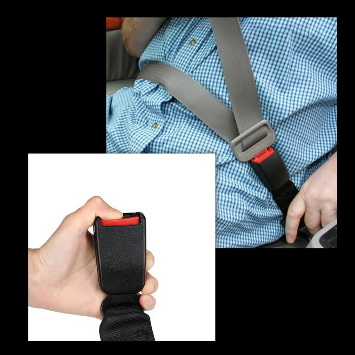 Adjustable Seat Belt Extender with Buckle Tongue Fit
