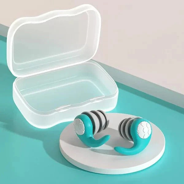 Reusable Silicone Earplugs with Storage Case