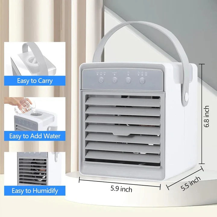 Portable Air Cooler with Adjustable Fan Settings