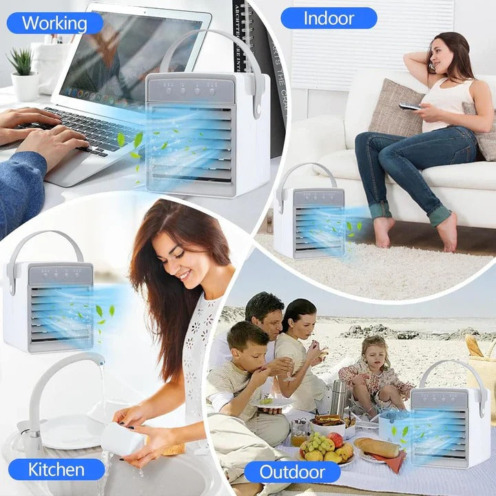 Portable Air Cooler with Adjustable Fan Settings
