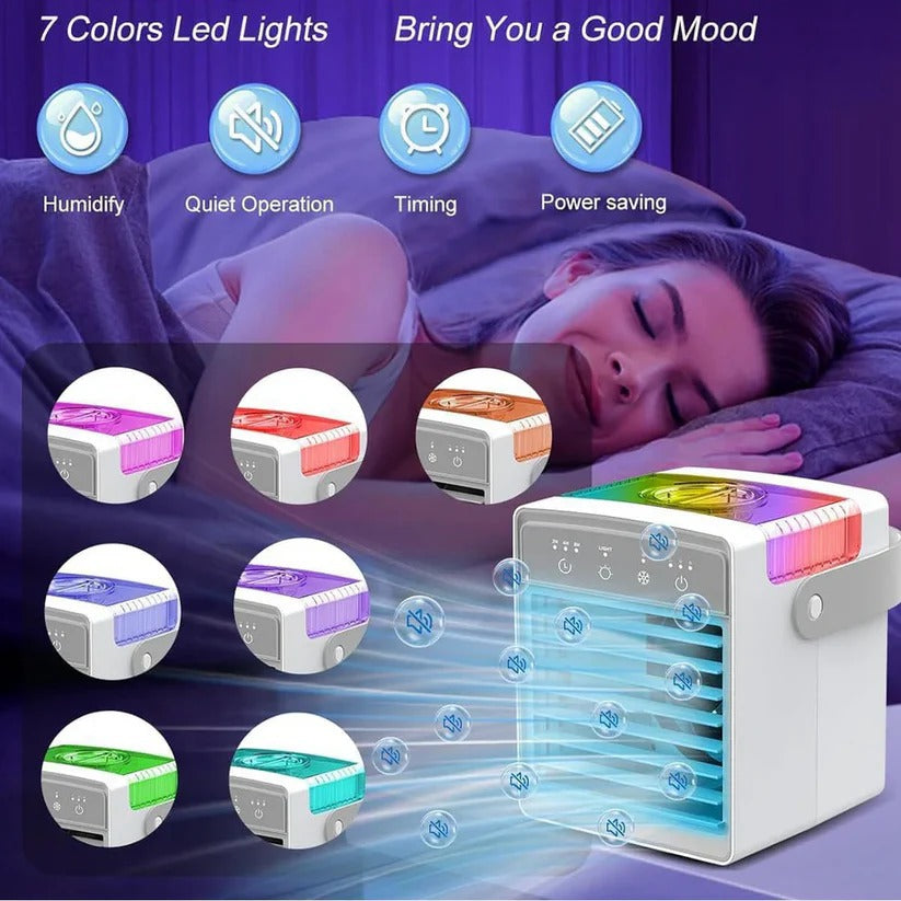 Portable Air Cooler with Adjustable Fan Settings