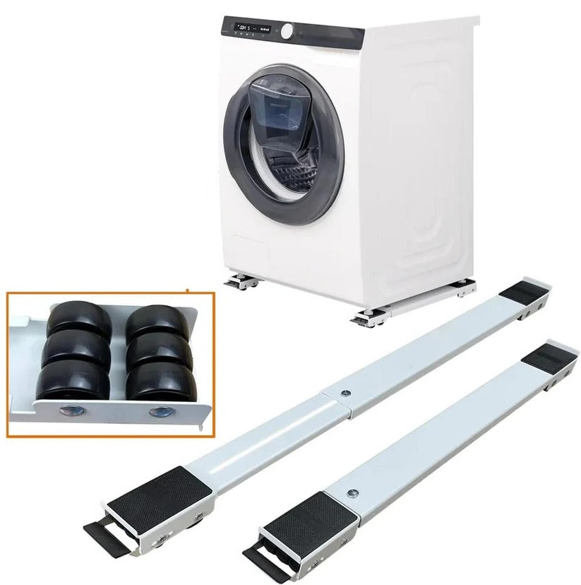 Adjustable Appliance Roller Platform with Wheeled Base