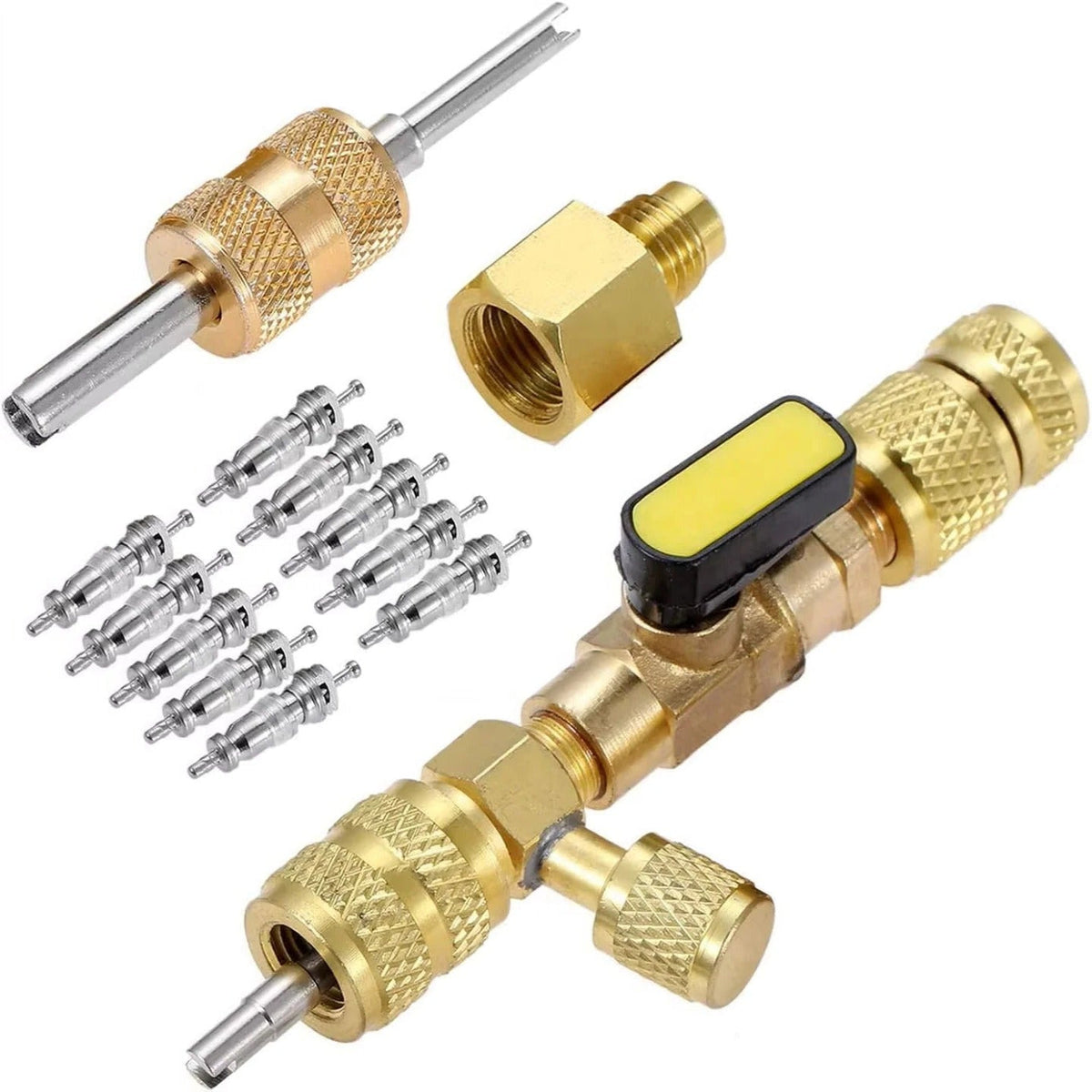 HVAC Valve Tool, Dual Size Core Installer and Extractor