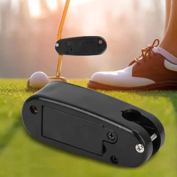 Shaft Mounted Laser Putting Guide for Golf Practice