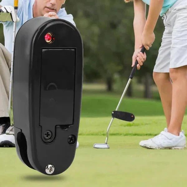 Shaft Mounted Laser Putting Guide for Golf Practice