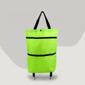 Foldable Rolling Shopping Bag and Utility Tote with Wheels