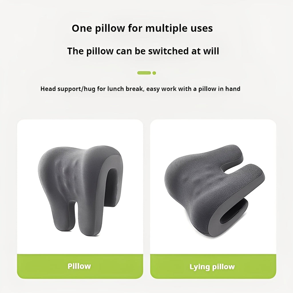 Adjustable Headrest Pillow for Office Chairs with Removable Cover