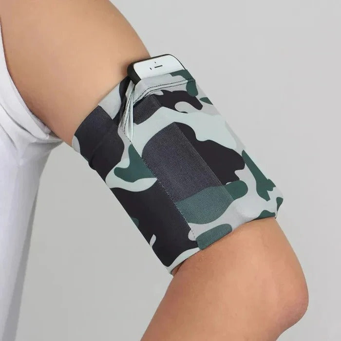 Fitness Arm Bag with Adjustable Phone Pouch for Running and Workouts