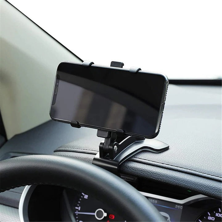Car Phone Holder with Adjustable Rotation and Multi Position Mounting