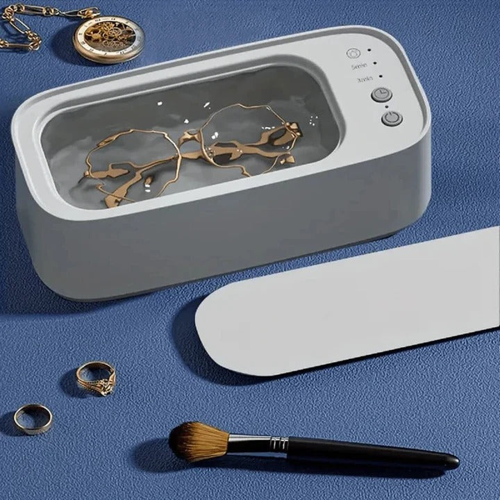 Electric Ultrasonic Cleaning Device for Jewelry and Glasses