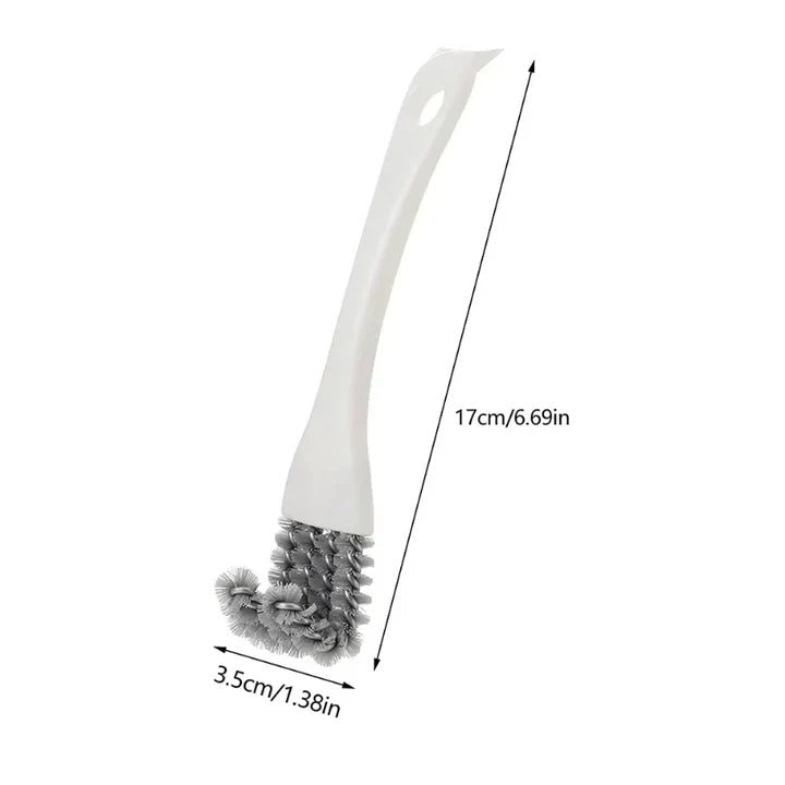 Barbecue Grill Brush with V-Shape Head and Scraper