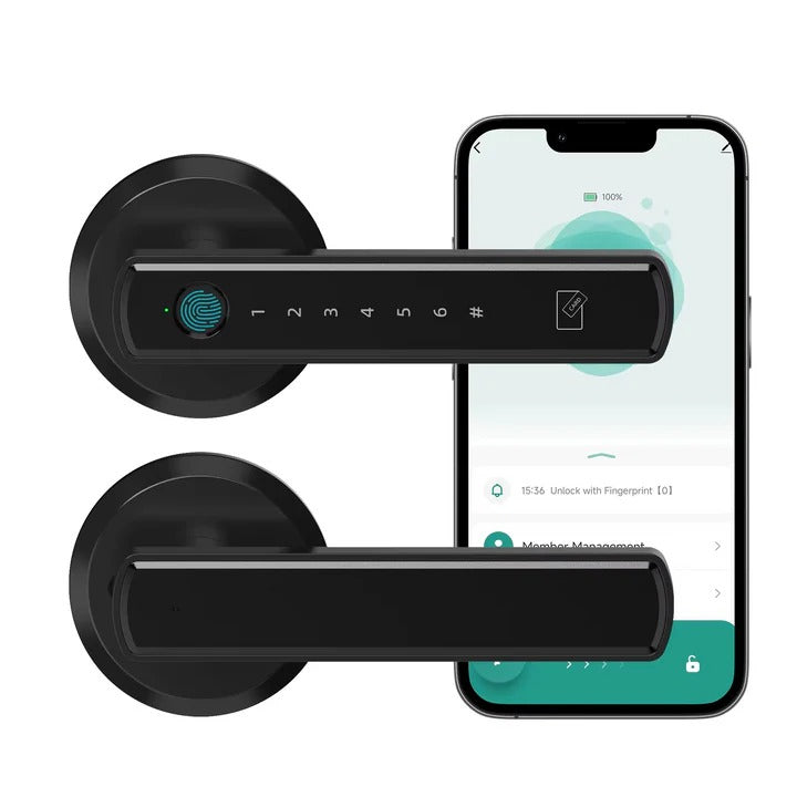 Digital Keypad Lock with Handle and Fingerprint Access