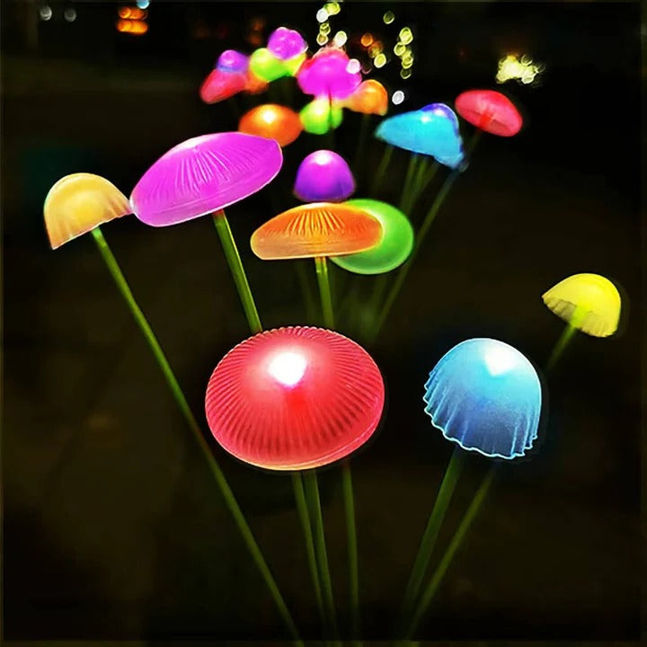 Solar Garden Light with Jellyfish Design and Color Changing LEDs