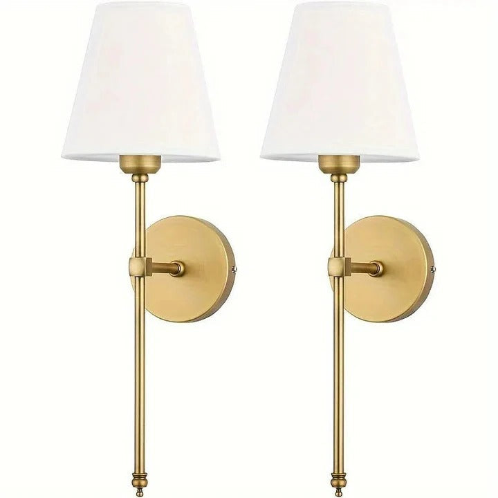 Wall Mounted Lights with Cordless Design, Set of 2