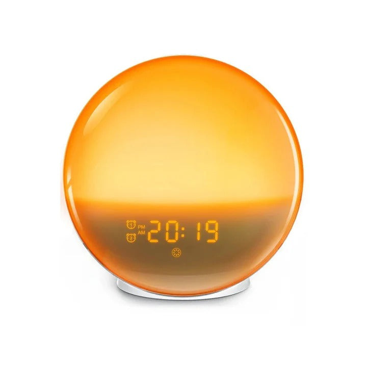 Alarm Clock with Adjustable Light and Sound Options