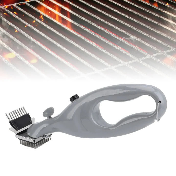 Steam Cleaning Brush for Barbecue Grills with Stainless Bristles