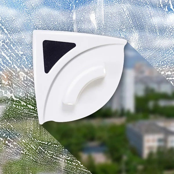 Window Cleaner Tool with Magnetic Design for Double Glazed Glass