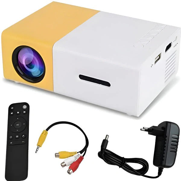 Media Projector with Connectivity for Phones, Laptops, and USB
