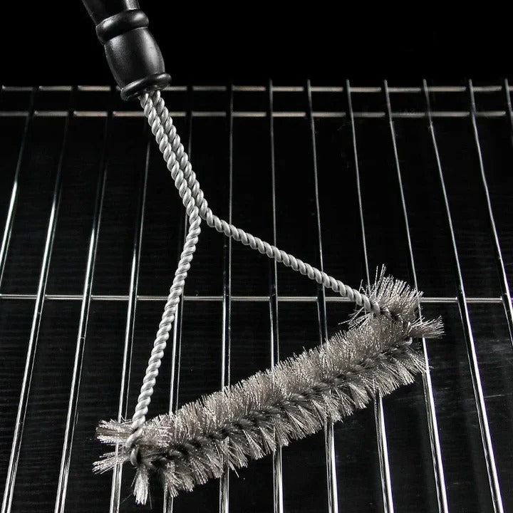 BBQ Grill Cleaning Brush with Stainless Steel Bristles