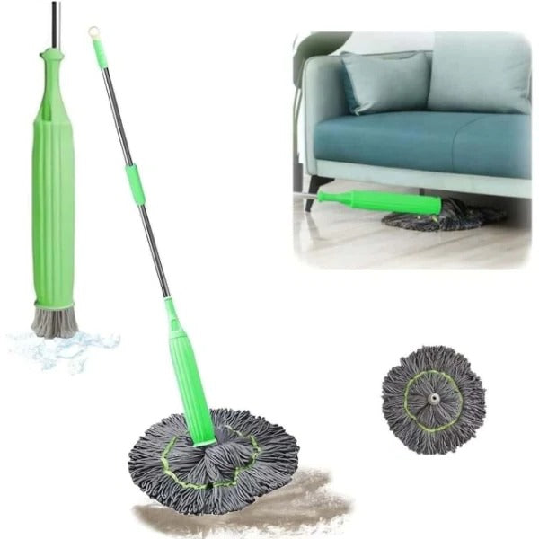 Self Wringing Microfiber Floor Mop, 360 Degree Rotating Cleaning Head