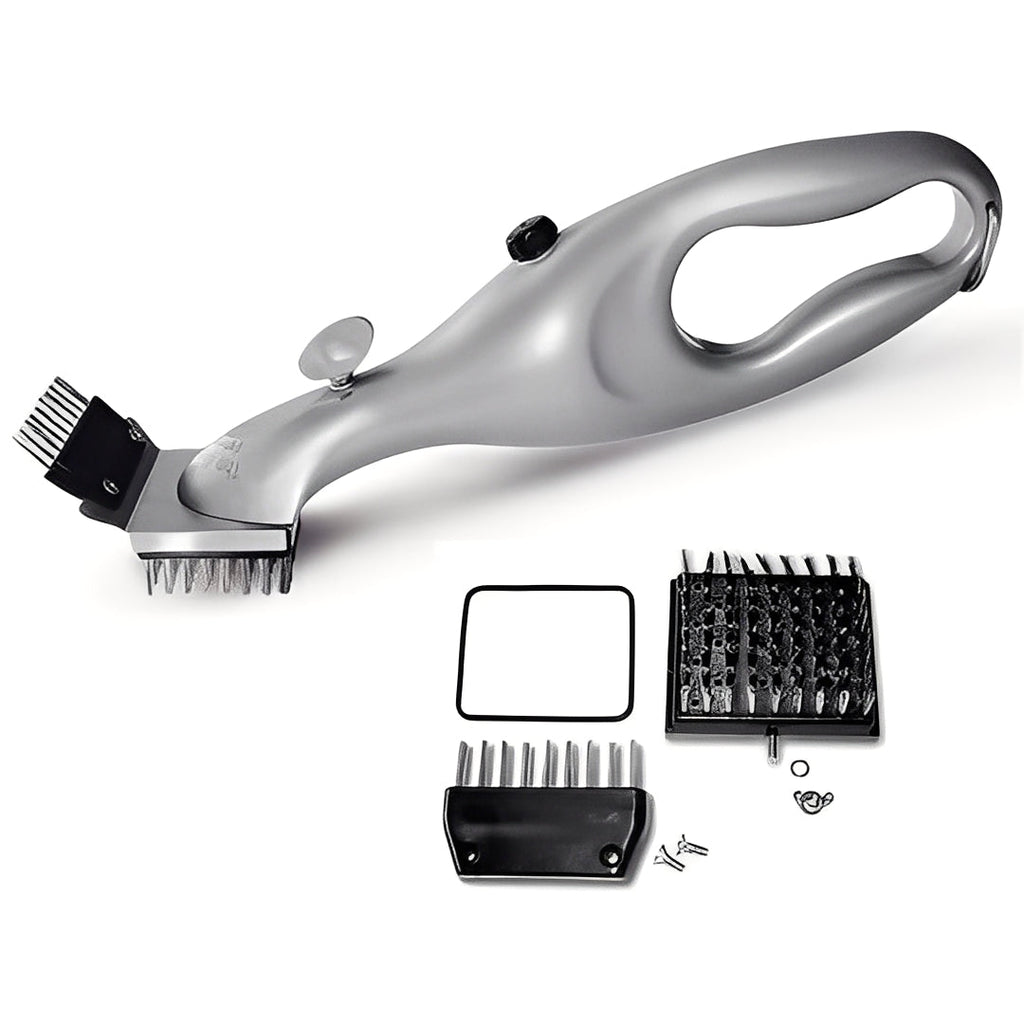 Grill Cleaning Brush with Steam-Use Design and Scraper