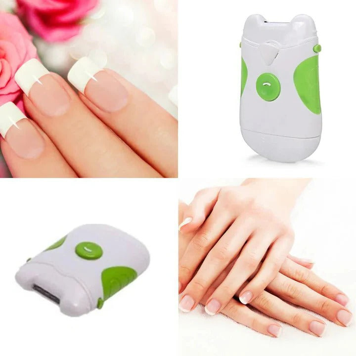 Electric Nail Clipper and Trimmer with LED Light