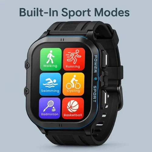 Sports Watch with Bluetooth 5.0 Connectivity