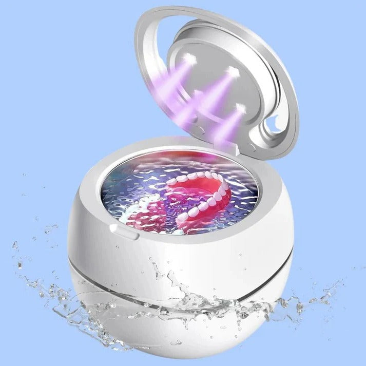 Ultrasonic Denture Cleaning Device with 300ml Capacity Tank