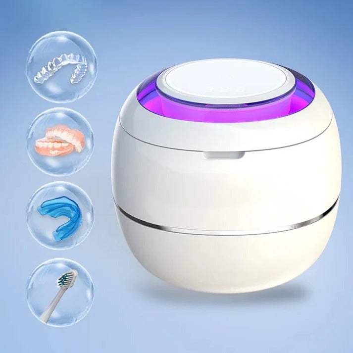 Ultrasonic Denture Cleaning Device with 300ml Capacity Tank