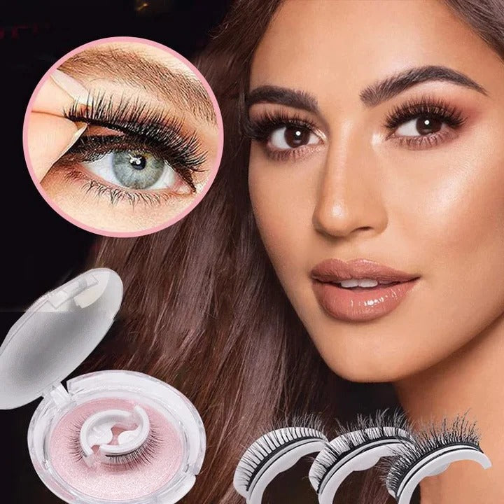 Self Adhesive Eyelashes with Washable and Reusable Design