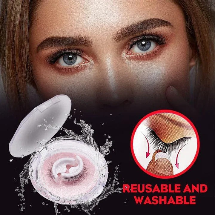 Self Adhesive Eyelashes with Washable and Reusable Design