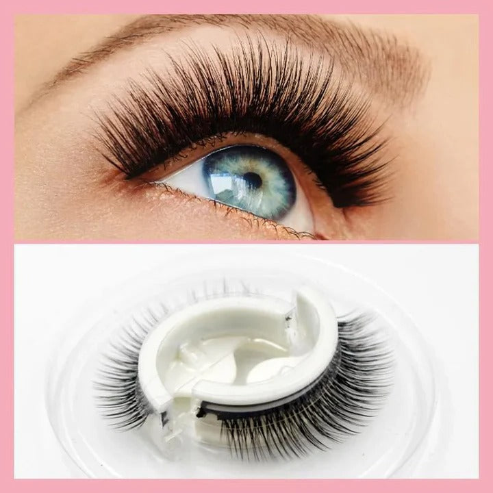 Self Adhesive Eyelashes with Washable and Reusable Design