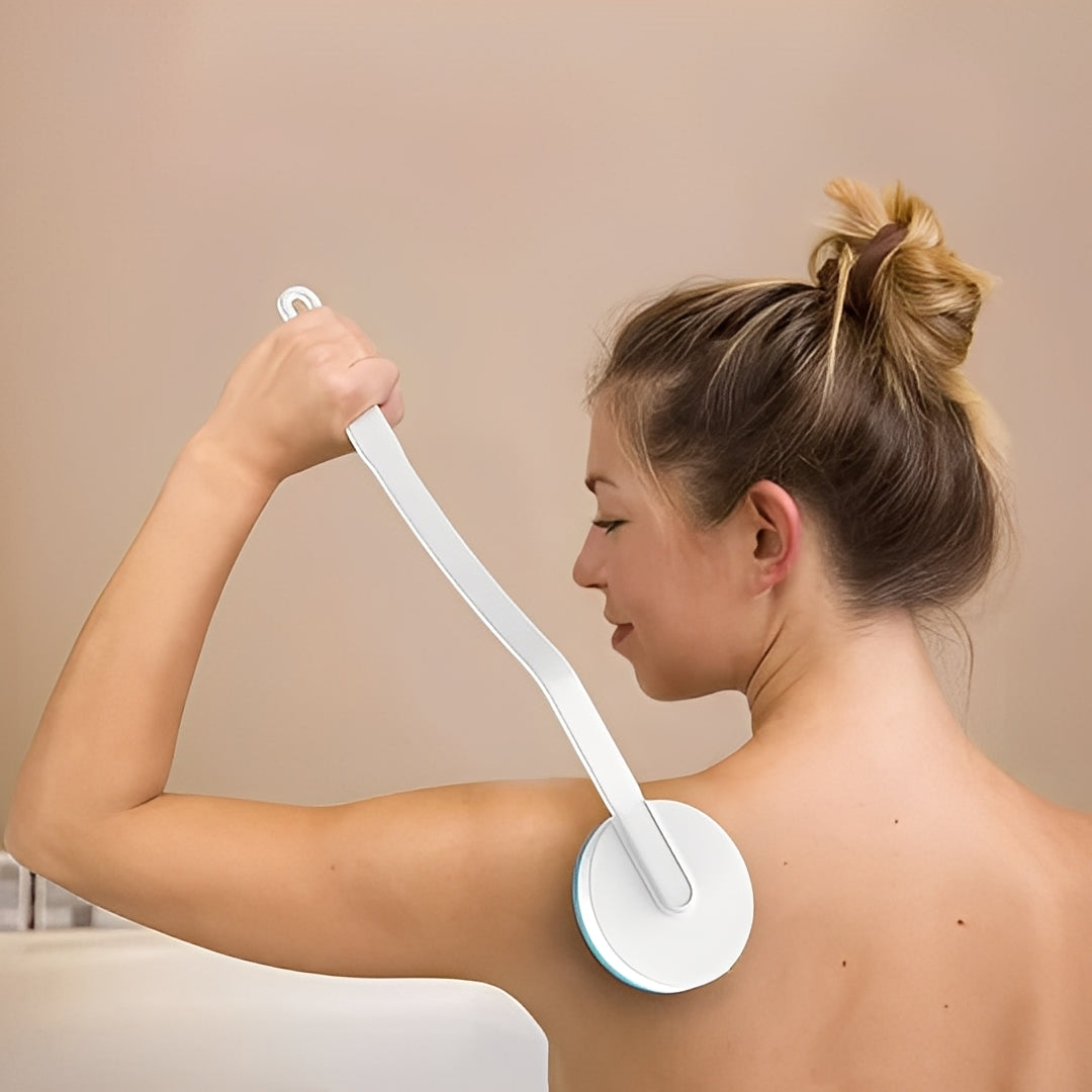 Back Lotion Applicator with Adjustable Handle and Roll On Roller Head