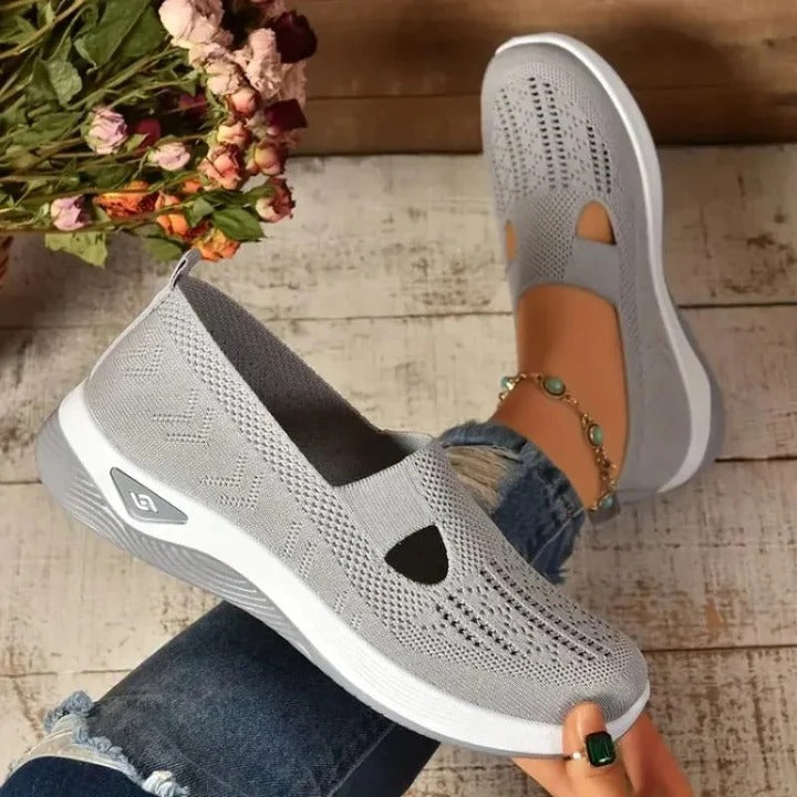 Women’s Mesh Sneakers with Slip On Design