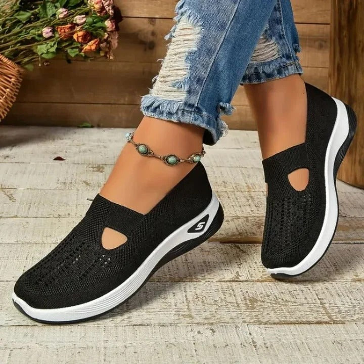 Women’s Mesh Sneakers with Slip On Design