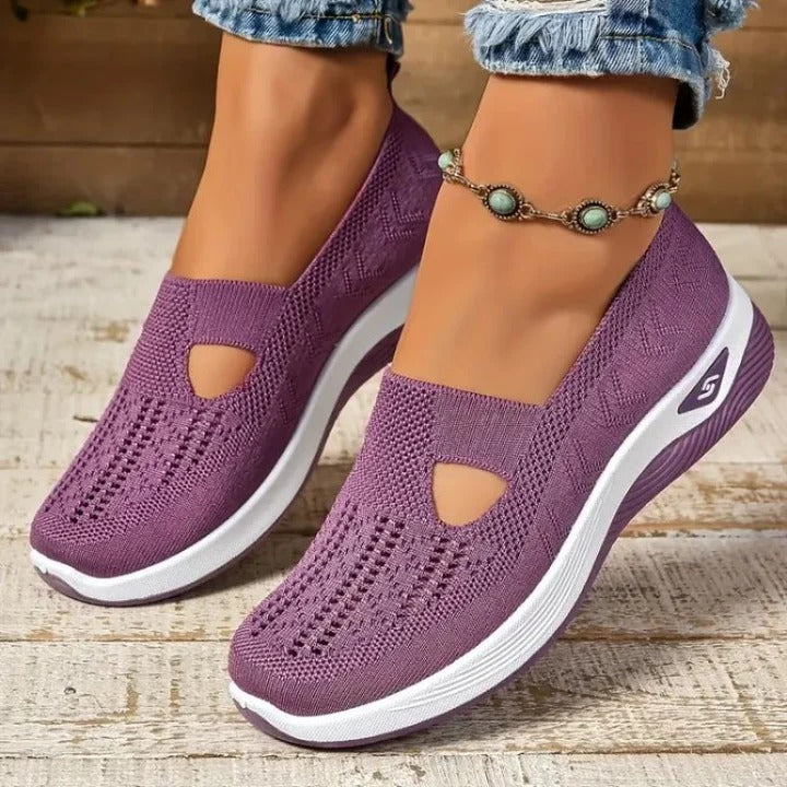 Women’s Mesh Sneakers with Slip On Design