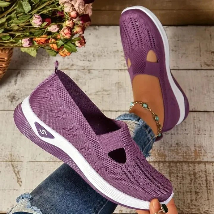 Women’s Mesh Sneakers with Slip On Design