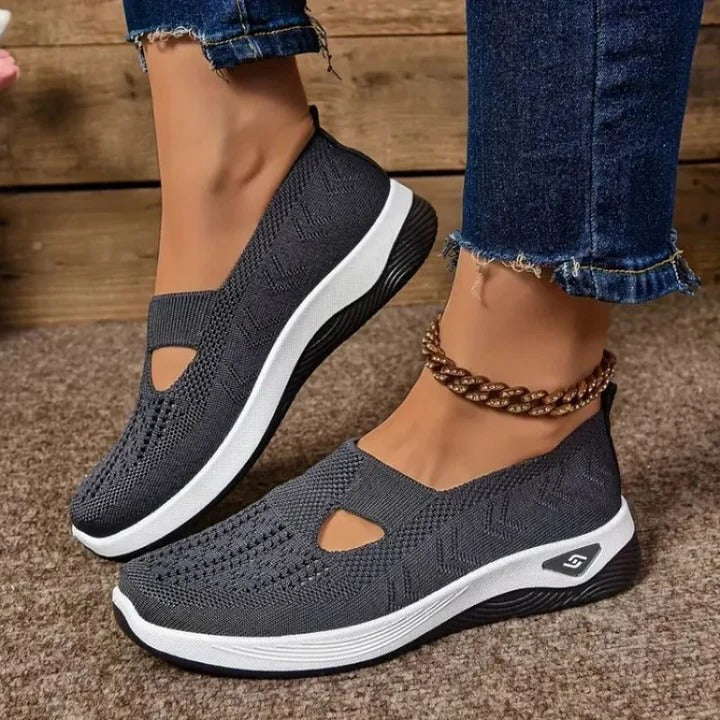 Women’s Mesh Sneakers with Slip On Design