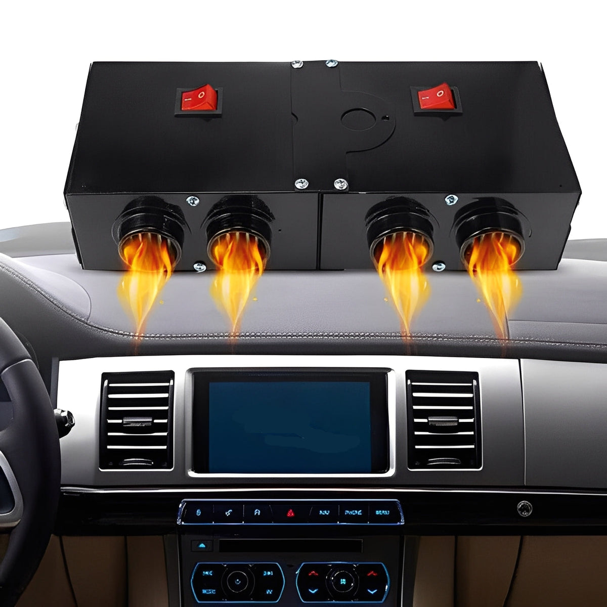 500W Electric Car Heater Fan with Air Outlets