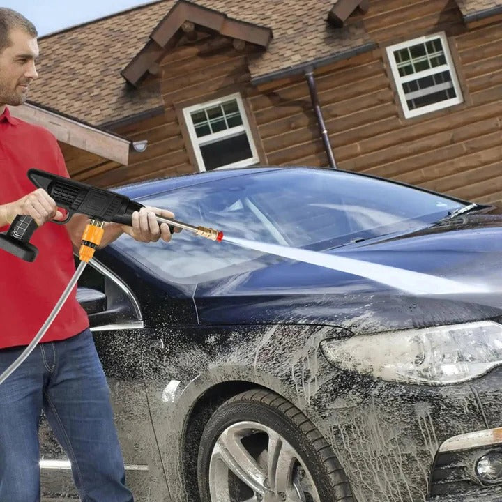 Cordless Water Spray Device with Battery and Dual Spray Modes