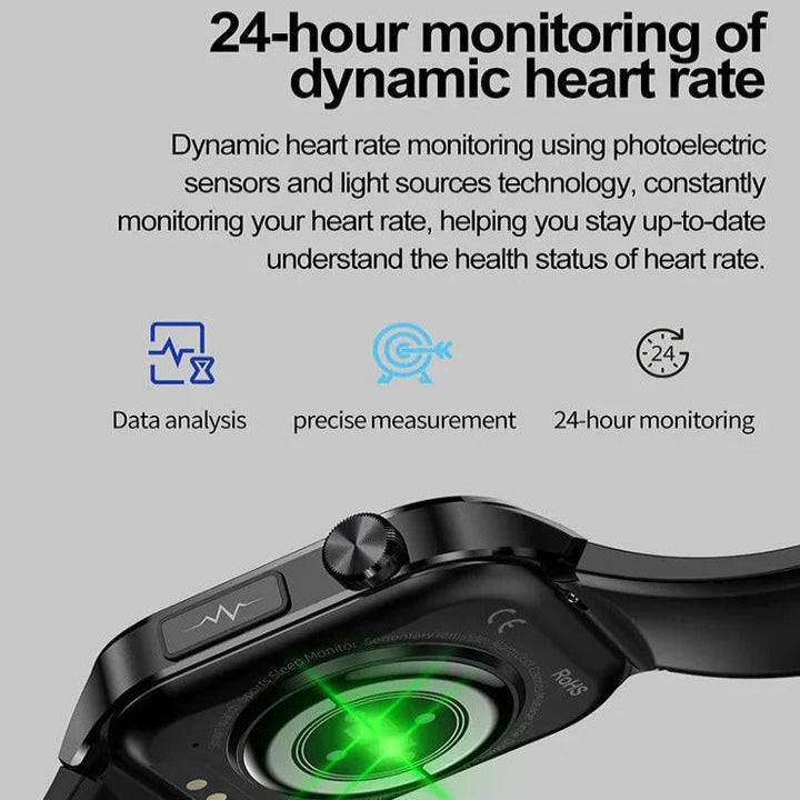 Smartwatch with AMOLED Display, Bluetooth Calling and Activity Tracking