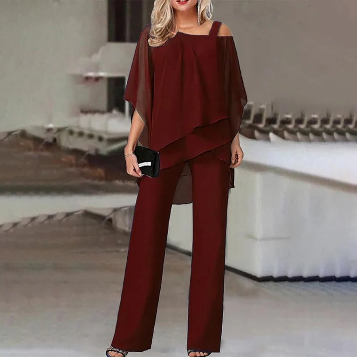 Women's Two Piece Set Cold Shoulder Style and Outfit