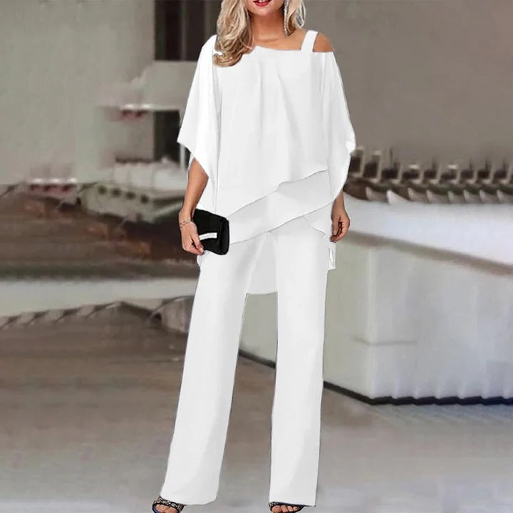 Women's Two Piece Set Cold Shoulder Style and Outfit