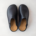 Men's Leather Slippers with Supportive Insole