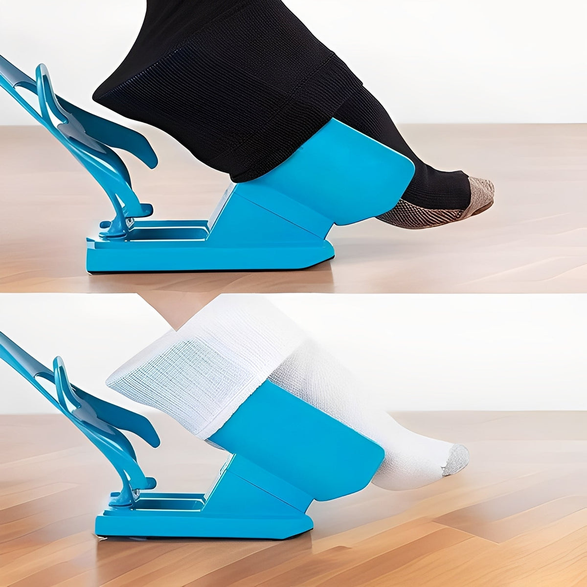 Compression Stocking Sock Aid with Long Handle for Dressing Assistance