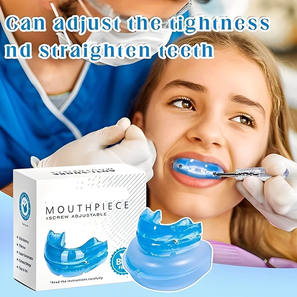 Adjustable Moldable Mouthpiece with Screw Based Fit for Nighttime Use